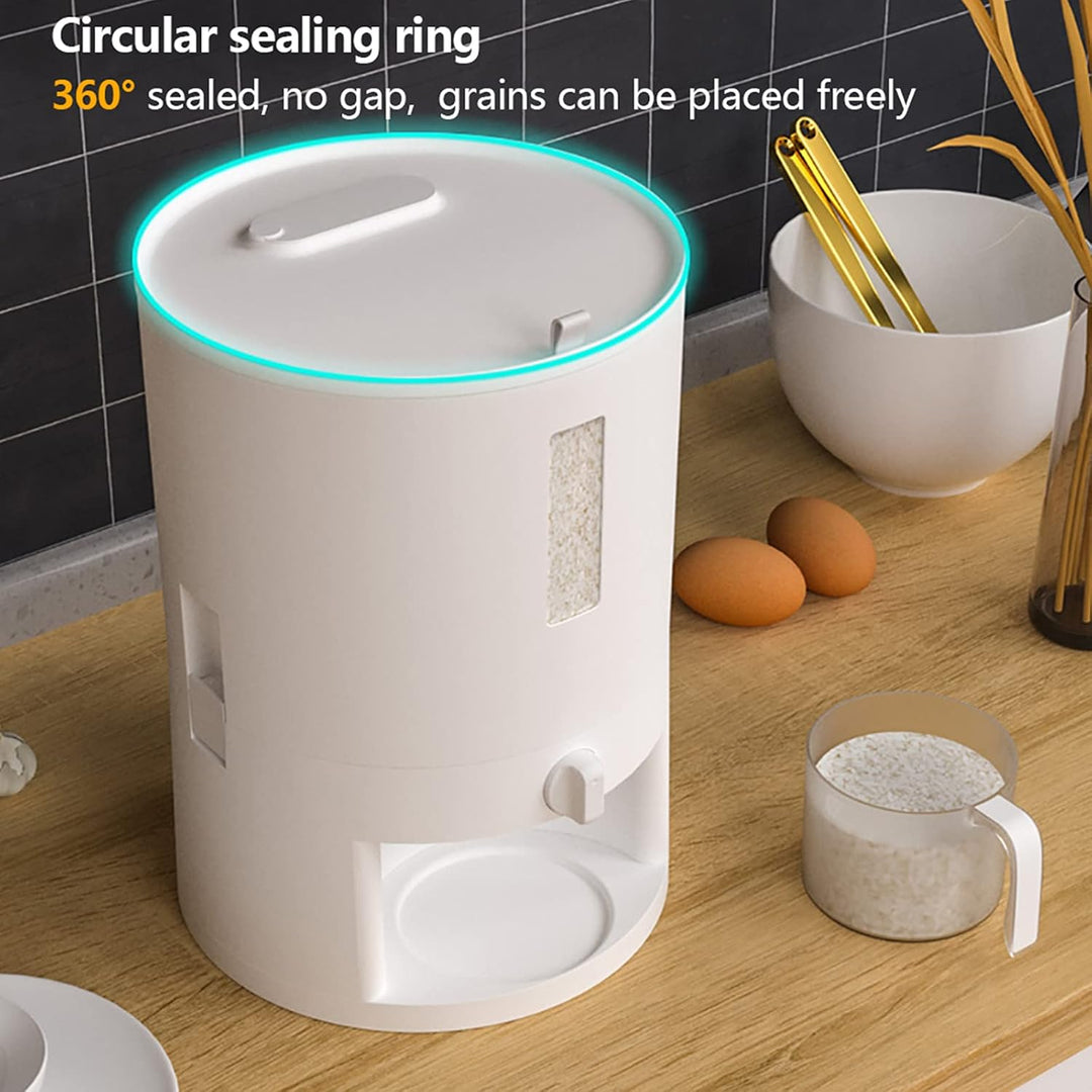 Reisspender Lebensmittelspender Müslispender Küche Luftdicht Behälter mit Deckel und Messbecher für