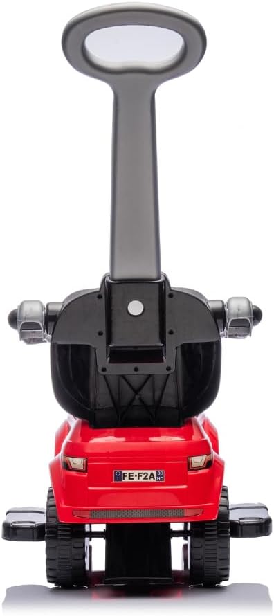 Billy Rutschauto mit Schiebestange Mora, Rot, Rot
