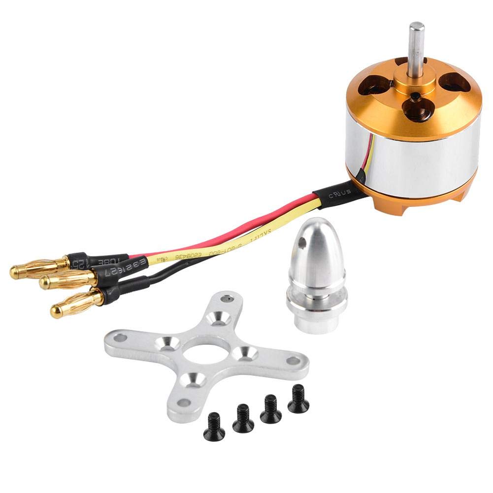 Dilwe RC-Motor, Motor-2814 1000 / 1400KV 2kg Schub 3-4S Motor für Starrflügel-RC-Flugzeug(1000 kV),