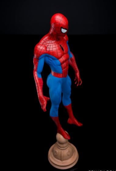 Marvel SEP162538 Spider-Man On Top PVC Statue 9, Mehrfarbig, One Size