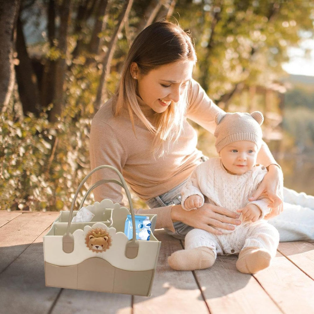 Baby-Windel-Caddy Organizer | Baby-Caddy Organizer | Filz-Baby-Windel-Caddy Kinderzimmer Aufbewahrun