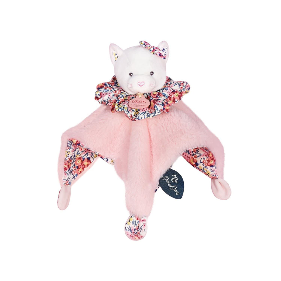 Doudou et Compagnie - DC3933 Kuscheltier mit Kugel, Rosa, 25 cm Rosa Katze, Rosa Katze