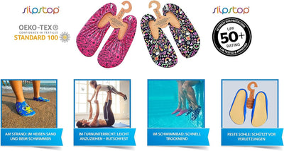 Slipstop Kinder Strandschuhe Anti Rutsch Sport Schuhe Schwimm- Badeschuhe Urlaub Unisex Sonnenschutz