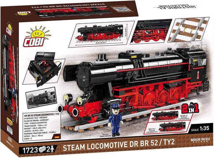 Klocki Lokomotywa parowa DR BR 52/TY2