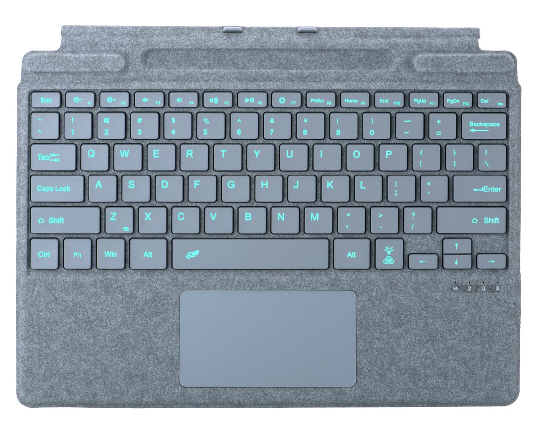 Bluetooth-Tastatur für Microsoft Surface Pro Copilot+ PC (11. Edition), kompatibel mit Pro 8 Pro 9 P