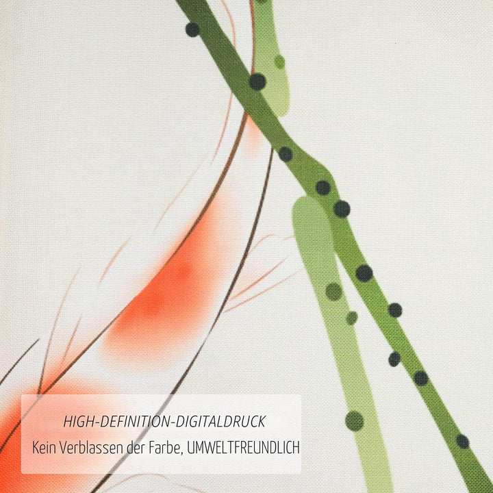 LIGICKY Japanischer Stil dick Leinen Noren Lang Vorhänge Lotus Leaf and Carp Türvorhang Raumteiler T