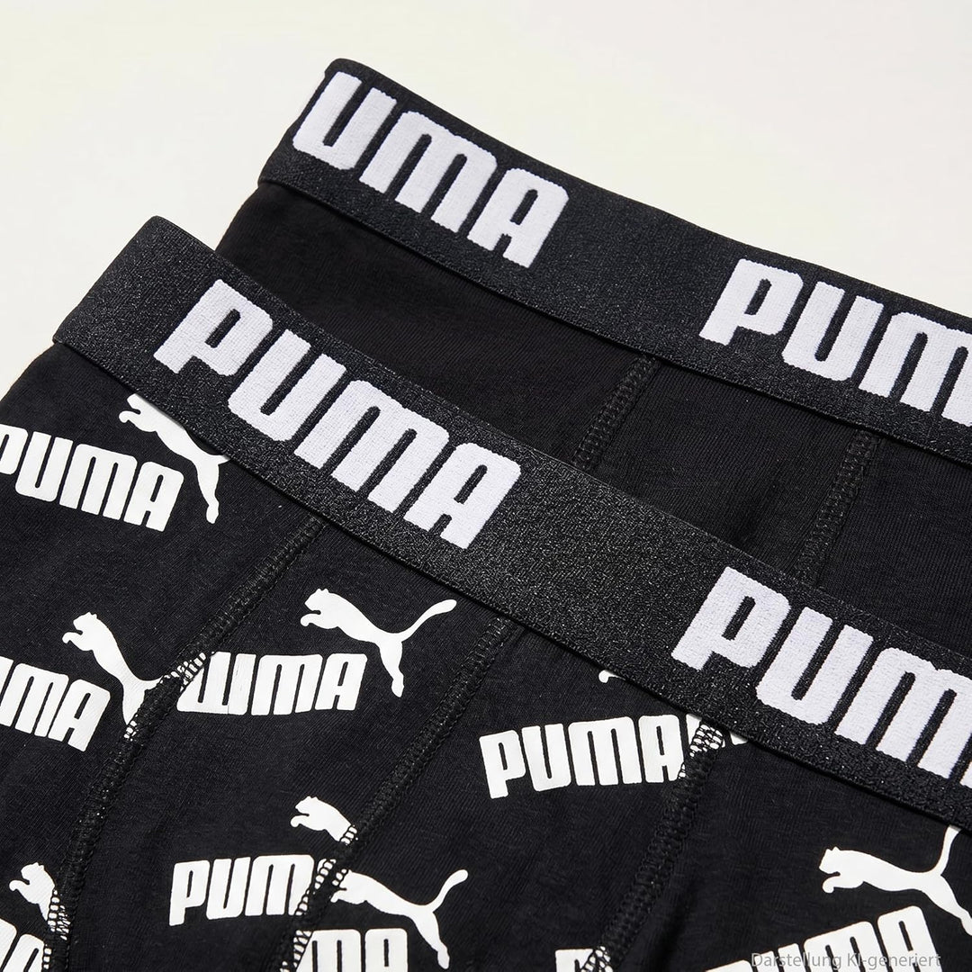 Puma Children Unisex Boxer Unterwäsche (5er Pack) 122-128 Schwarz, 122-128 Schwarz