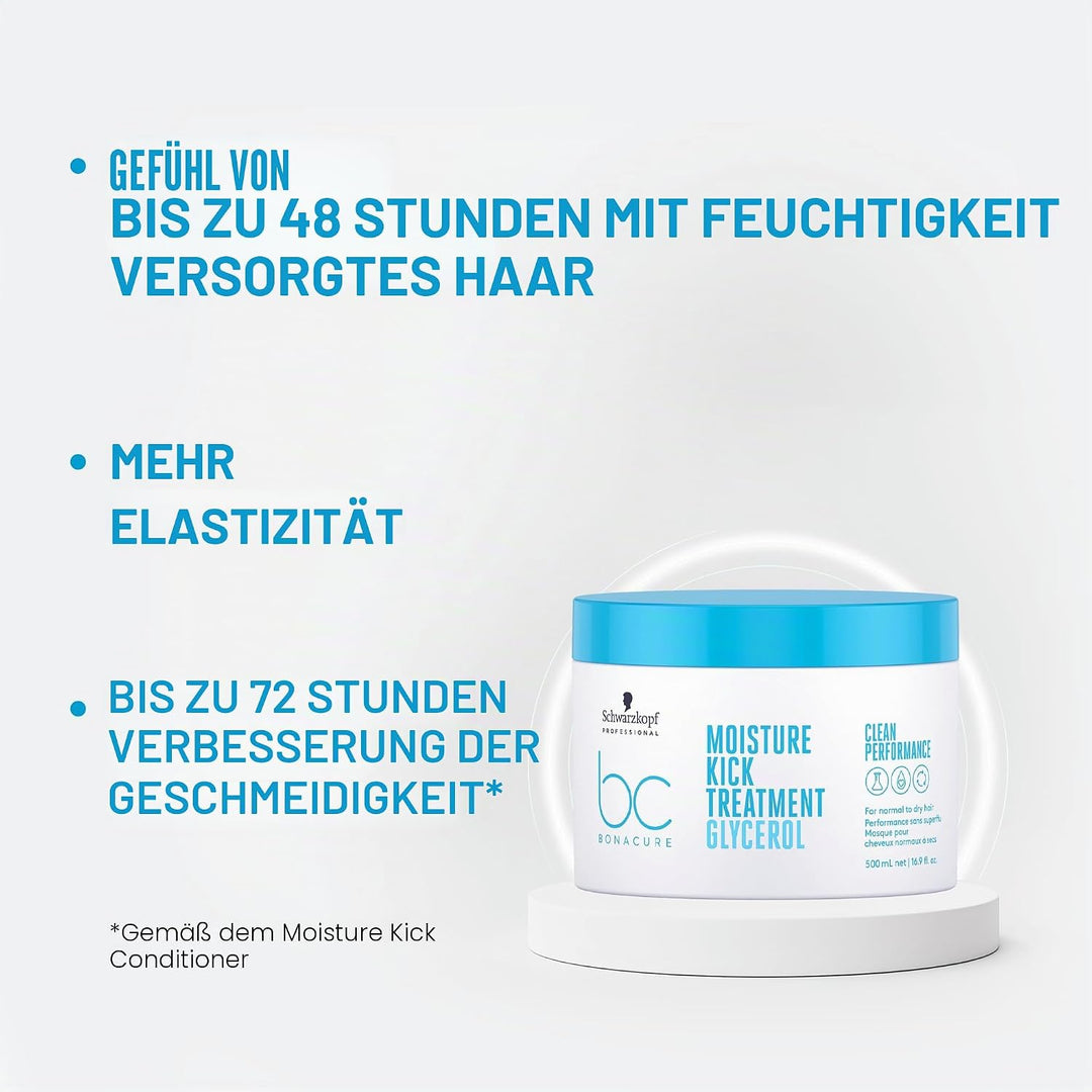 Schwarzkopf Bonacure Moisture Kick Behandlung Glycerol 500 ml