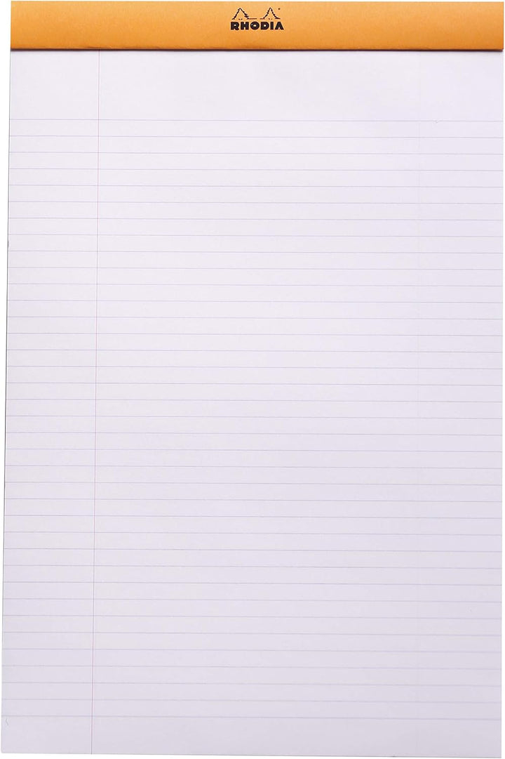 Rhodia 218199C ePURE N°19 Notizblock (mit Schutzhülle aus Kunstleder, 22 x 32,5 cm, 80g, elfenbein,