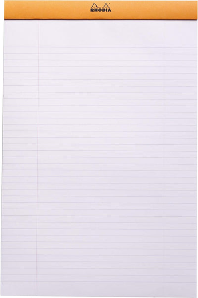 Rhodia 218199C ePURE N°19 Notizblock (mit Schutzhülle aus Kunstleder, 22 x 32,5 cm, 80g, elfenbein,