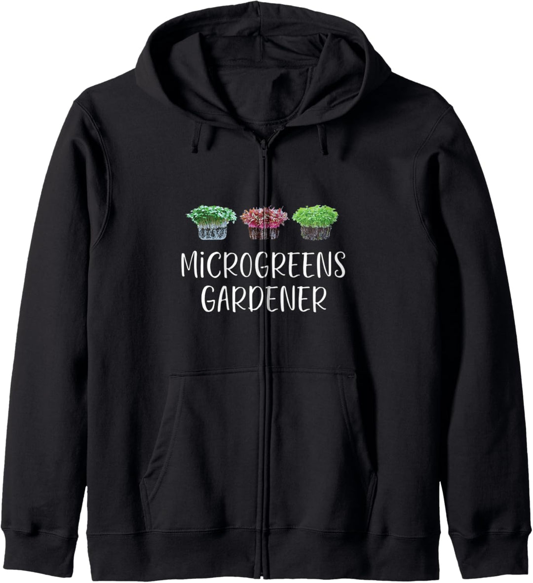 Microgreens Gardener Design Kapuzenjacke