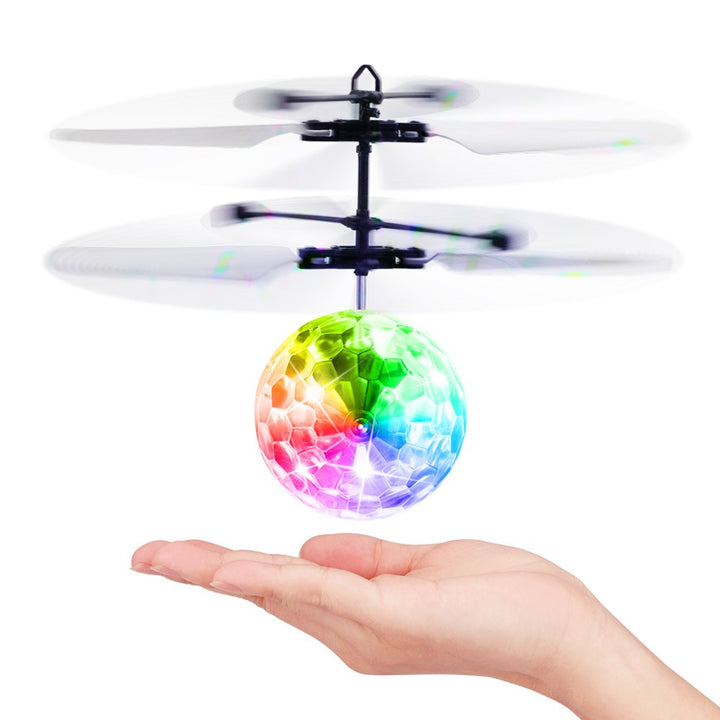 Fliegende Kugel Leuchtend, Fliegendes Spielzeug Flying Spinner Ball, der Helikopter Flugzeug Fernges