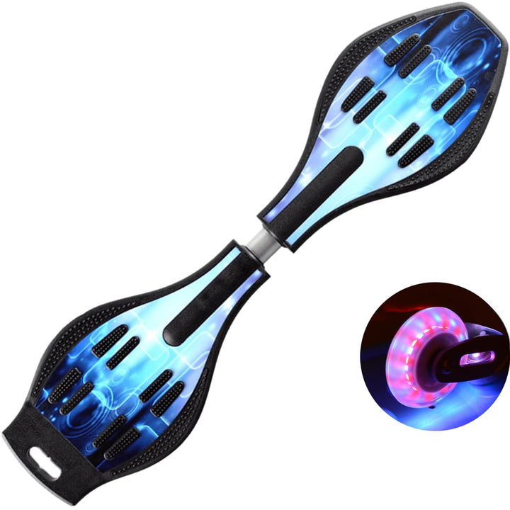 ERNAN Waveboard- Compact Lightweight Caster Board Kids/Teens. Waveboard Kinder Street Surfen Caster
