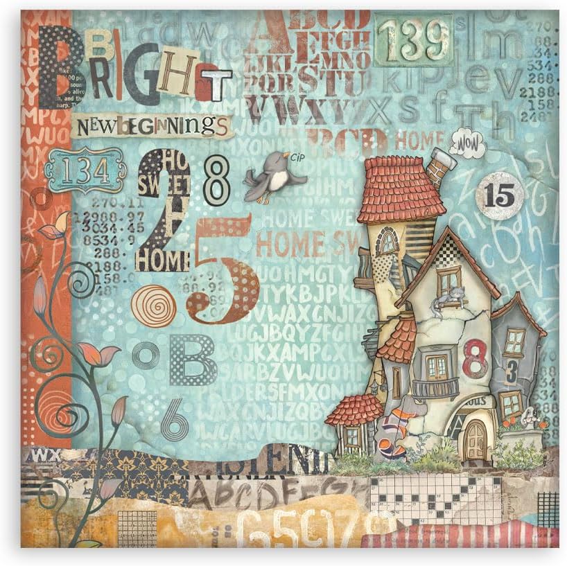 Stamperia - Scrapbook Paper Pad for Scrapbooking, Albums, Card Making, Bullet Journalling and More,
