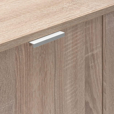 Casaria® Kommode mit 2 Türen 2 Schubladen 70x75x35cm Holz Modern spiegelbarer Aufbau Schlafzimmer Bü