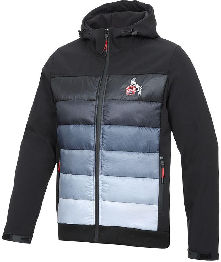 1. FC Köln Jacke Wolkenburgstrasse XXL Schwarz, XXL Schwarz