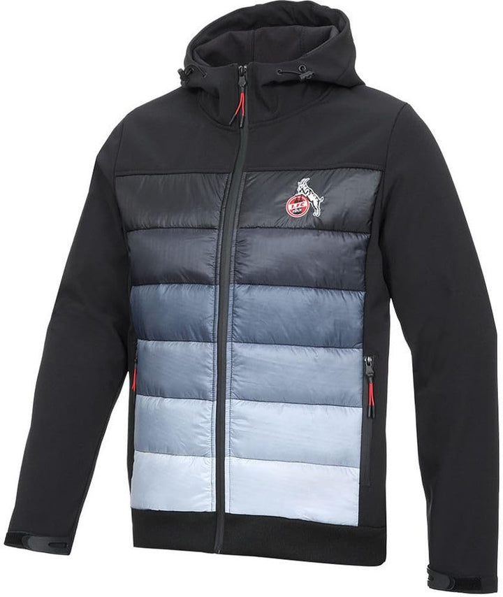 1. FC Köln Jacke Wolkenburgstrasse XXL Schwarz, XXL Schwarz