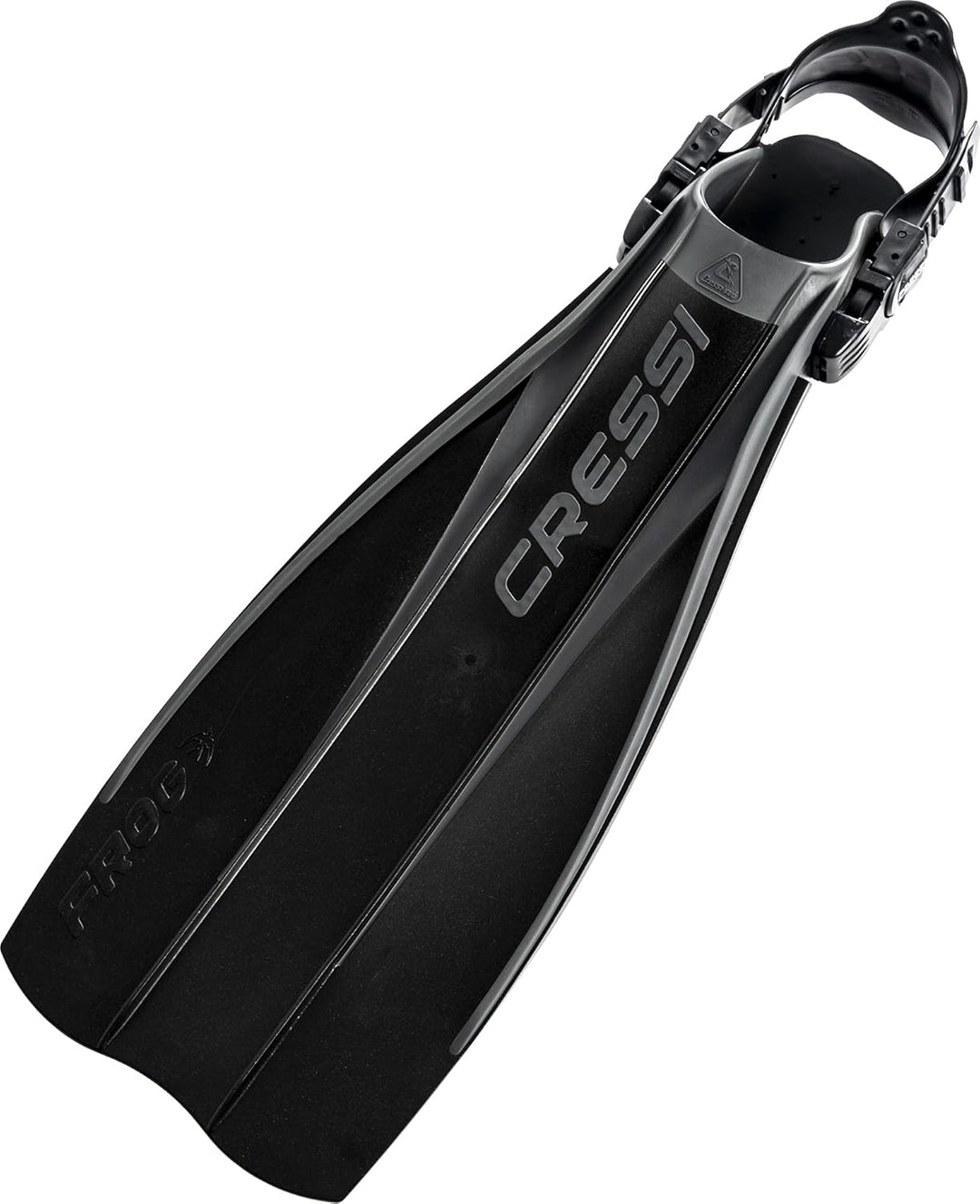 Cressi Geräteflossen Tauchen Frog Made in Italy Verstellbare Flossen M/L Schwarz, M/L Schwarz