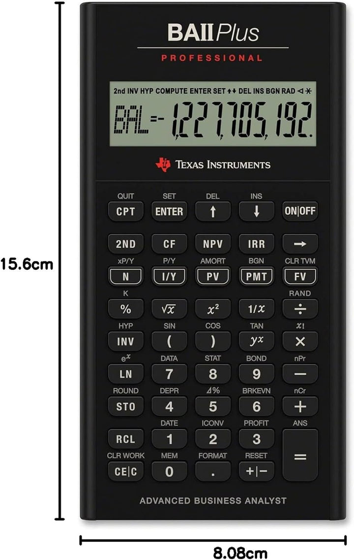Texas Instruments BA II Plus Professional Finanzrechner