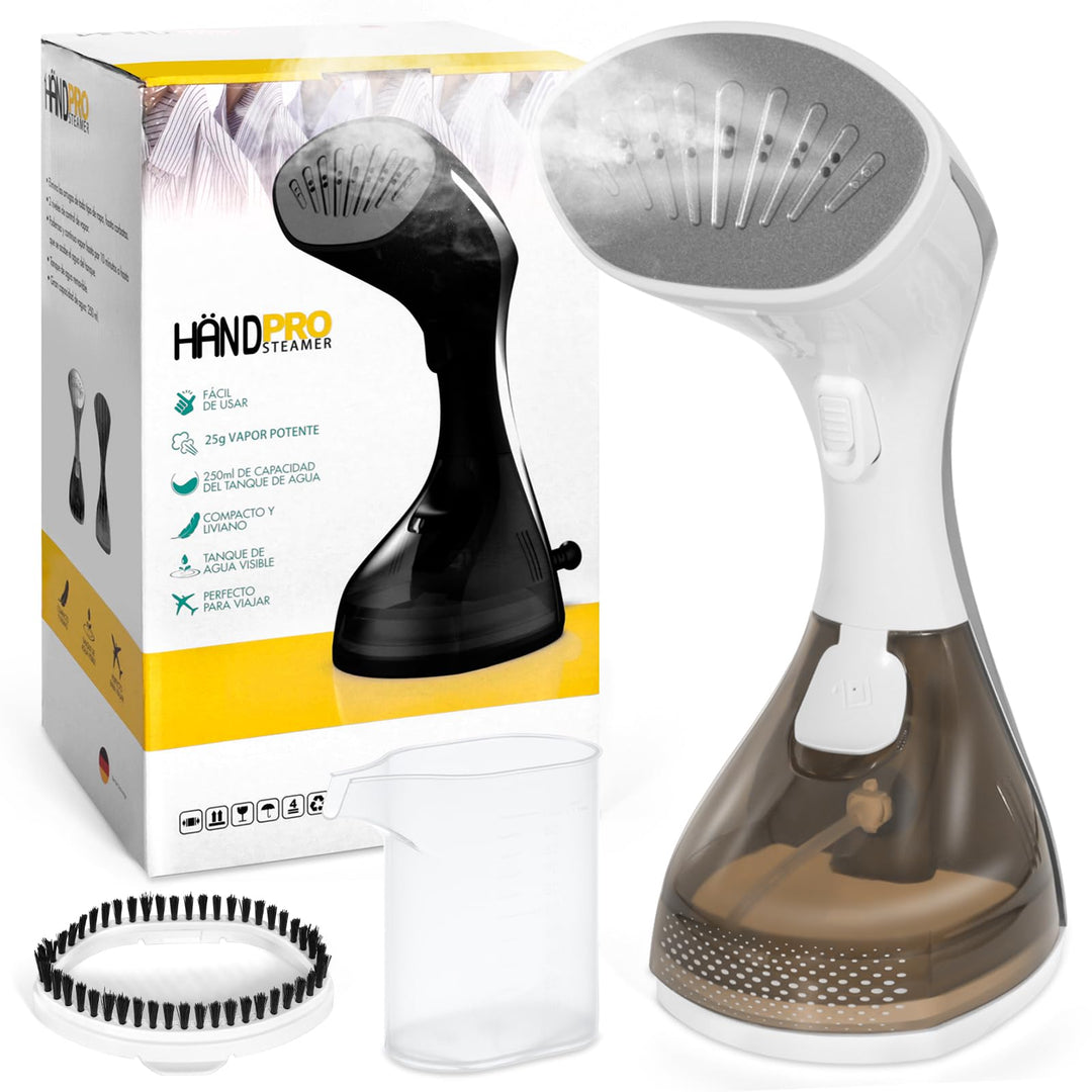 Dampfglätter 1500W, 270ML Tragbarer Steamer Wassertank Dampfbürste Faltenentferner, Fast Wrinkle Rem