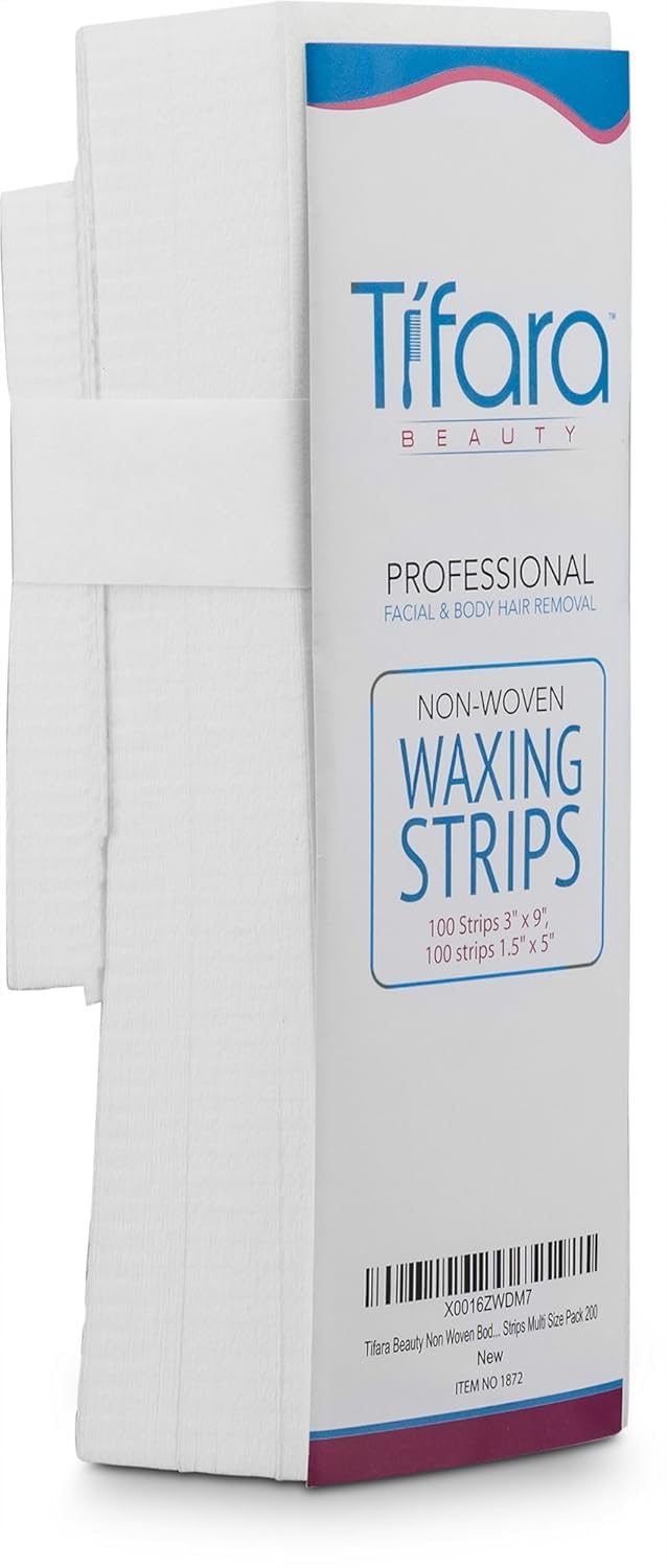 Non Woven Body and Facial Wax Strips Multi Size Pack 200