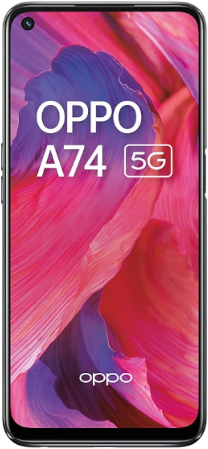 OPPO A74 5G - 6GB RAM und 128GB + erweiterbarer Speicher SIM-freies Smartphone (16,5 cm (6,5 Zoll) B