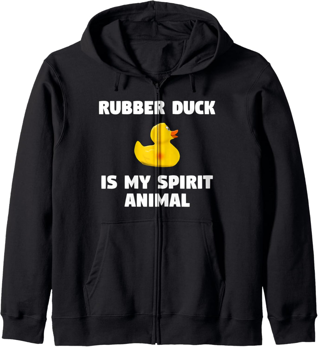 Funny Gifts Gummiente ist mein Geist Tier Kapuzenjacke