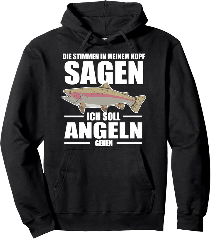 Angel für Angler Geschenk für Fischer Geschenkidee Pullover Hoodie