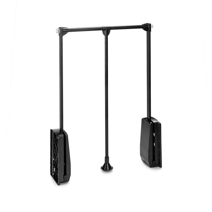 Emuca - Kleiderlift für Schrank, Ausziehbarer Kleiderlift 450-600mm Breite, Schrankinnenseiten Monta
