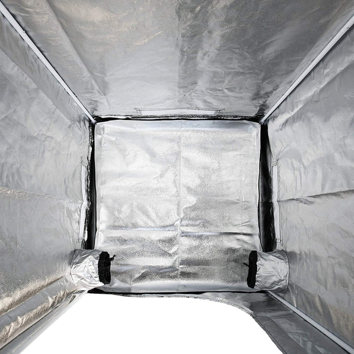 Growzelt Indoor Anbauzelt, Grow Tent mit Lichtdicht, Gewächshaus, schwarz, Pflanzzelt (60x60x160), 6