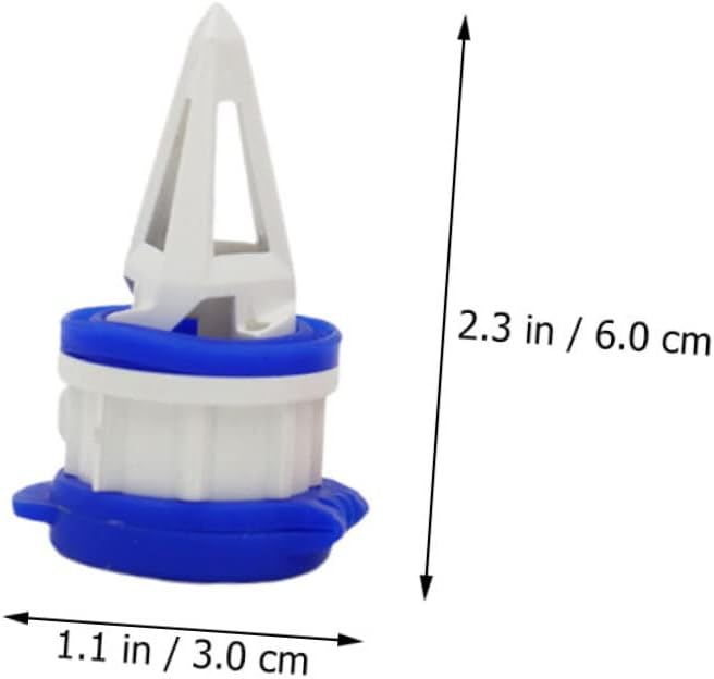 MAGICLULU 8 Stück Getränkespender mit Deckel Getränkeumleitung aus Abs und Silikon Einfache Reinigun