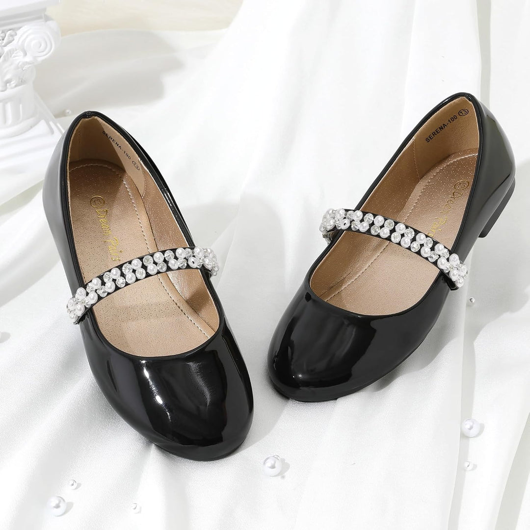 DREAM PAIRS Mädchen Mary Jane Strap Flache Schuhe Ballerinas Prinzessin Schuhe Flache Schulschuhe 31