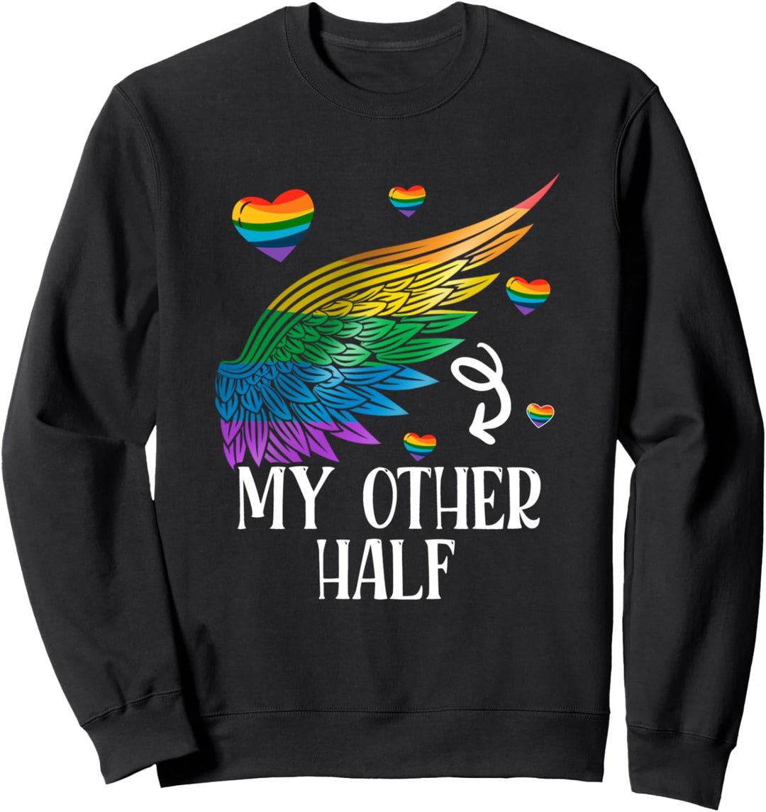 LGBTQ Lesben Schwul Bi Pärchen Parter Pride Regenbogen Sweatshirt