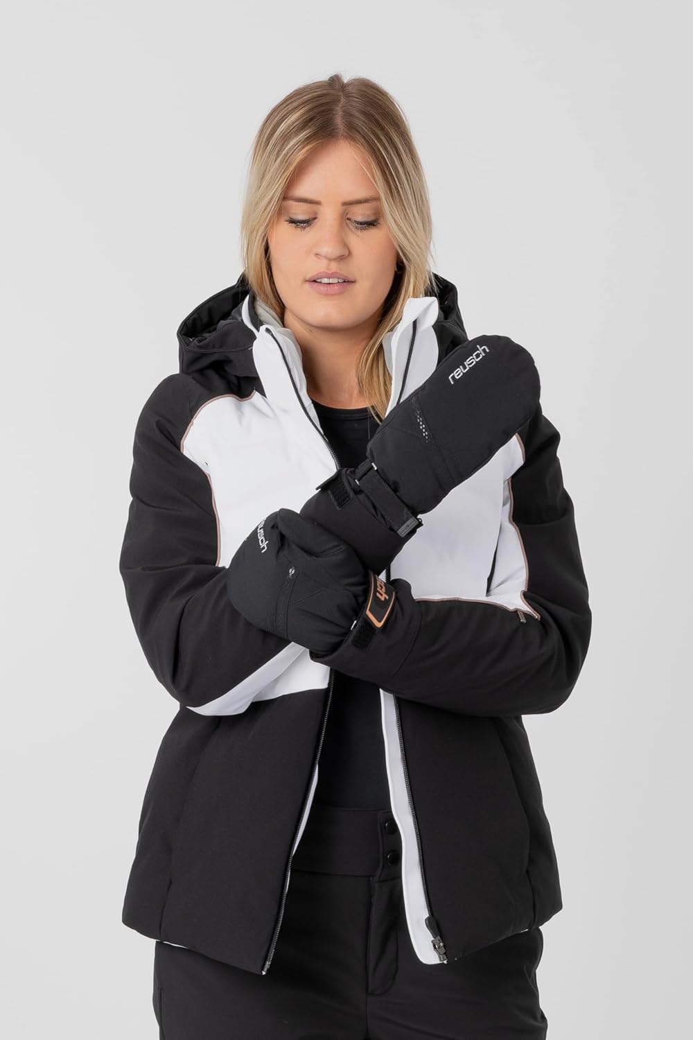 Reusch Damen Hannah R-tex Xt Fäustlinge 6 black / silver, 6 black / silver