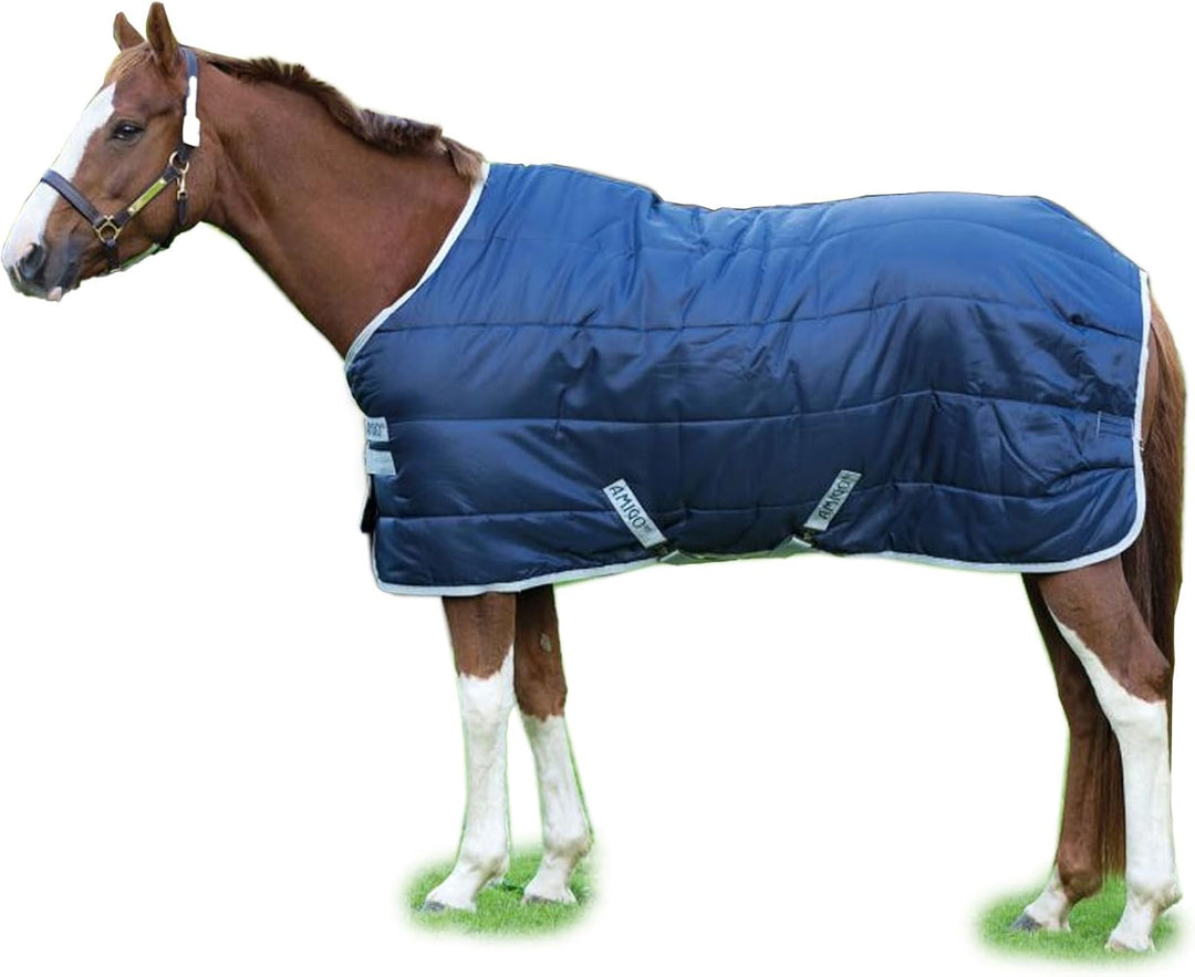 Horseware Stalldecke Amigo Insulator 160cm Navy/Silver 200g Taille 160, Taille 160