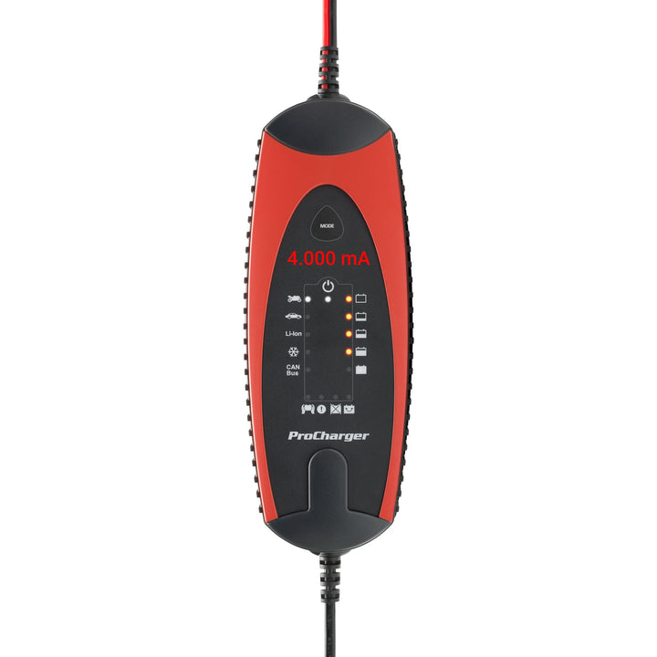 ProCharger 4.000 Diagnose- & Ladegerät Motorradbatterie & Auto, CAN Bus Fähig, Lithium Geeignet, Bat