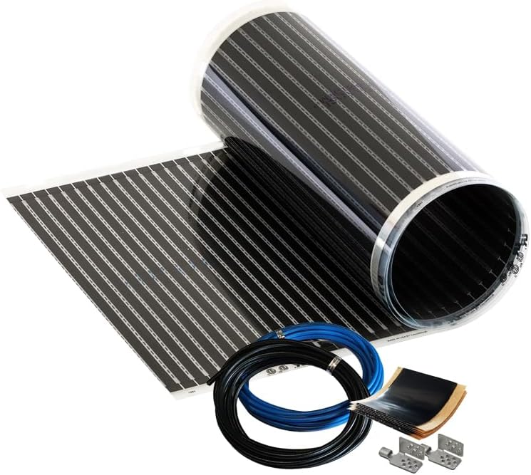 Calorique Infrarot Heizfolie Elektrische Fussbodenheizung 50 cm Set 220 W/m² 4,0 m² - effiziente und