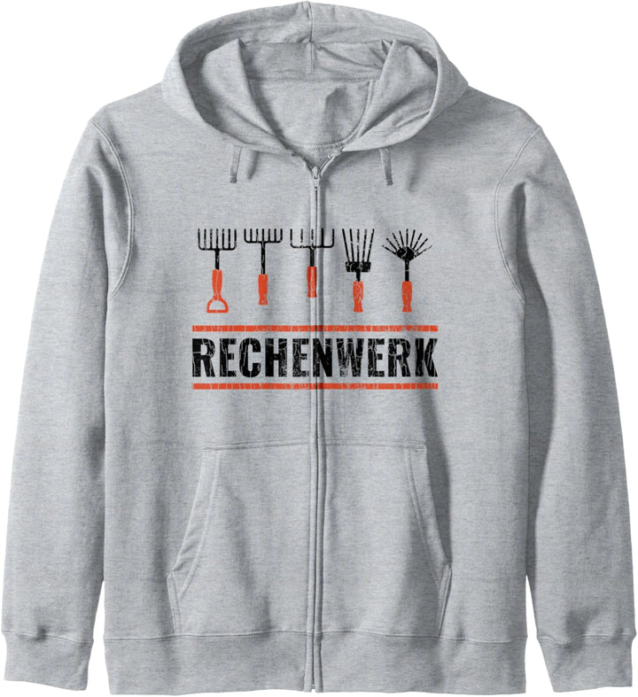 Rechenwerk Gärtner Bekleidung Geschenk Hobbygärtner Garten Kapuzenjacke