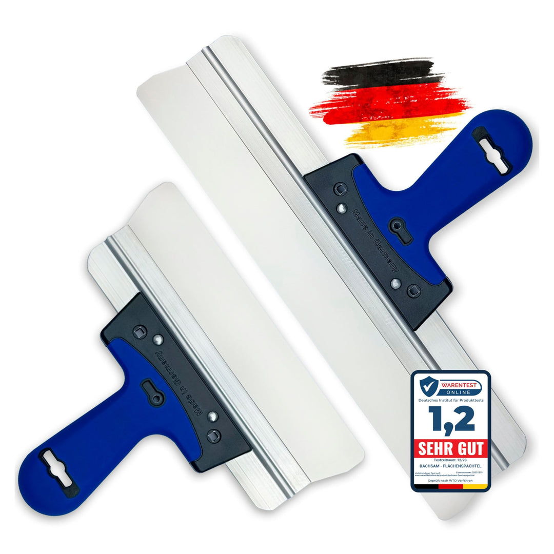 Flächenspachtel Set 400mm &amp; 250mm, trockenbau Spachtel werkzeug, Flächenglätter zum Spachten, Verput