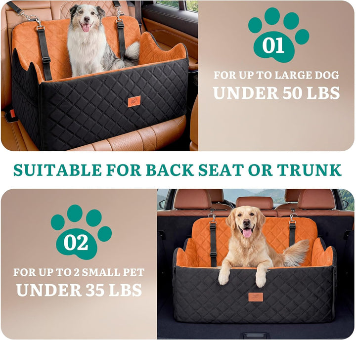 YITAHOME Hundesitz für grosse und mittelgrosse Hunde,Reisebettb Haustiere mit Memory Schaumstoff unt