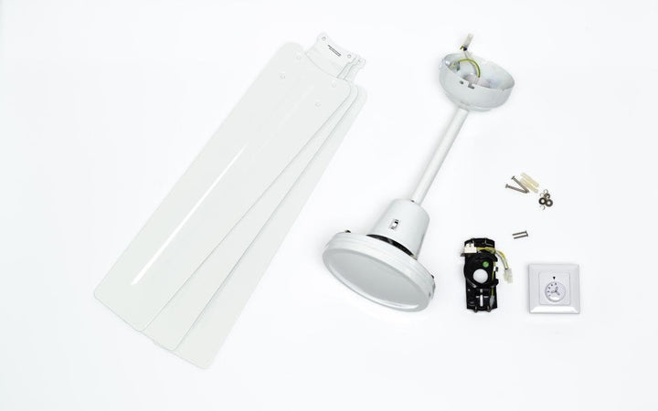 Westinghouse Lighting Deckenventilator Industrial weiss 7226840 142 cm Durchmesser Weiss Single, Wei