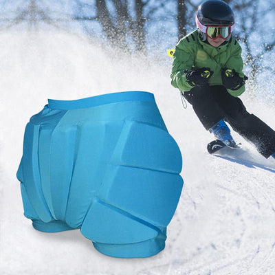 SanCiYu Gepolsterte Ski-Shorts für Kinder, schützend gepolstert für Snowboard, atmungsaktive 3D-Eva-