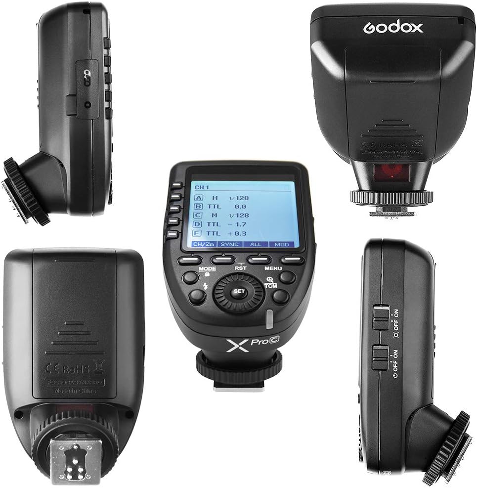Godox XPRO-F TTL Blitzauslöser 1/8000s High-Speed Sync 2.4G Auslöser für Fujifilm Kameras GFX50S X-P