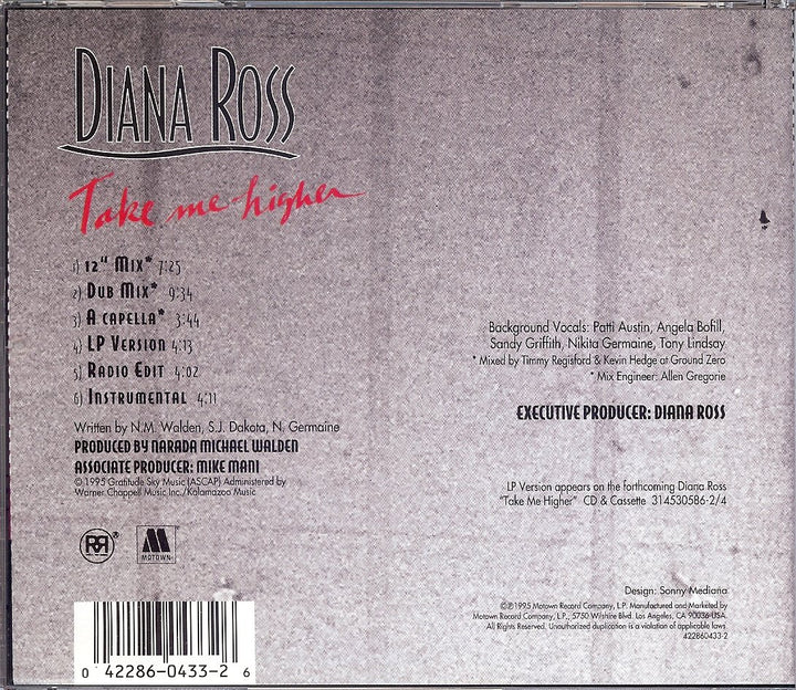 Take Me Higher, Audio-CD