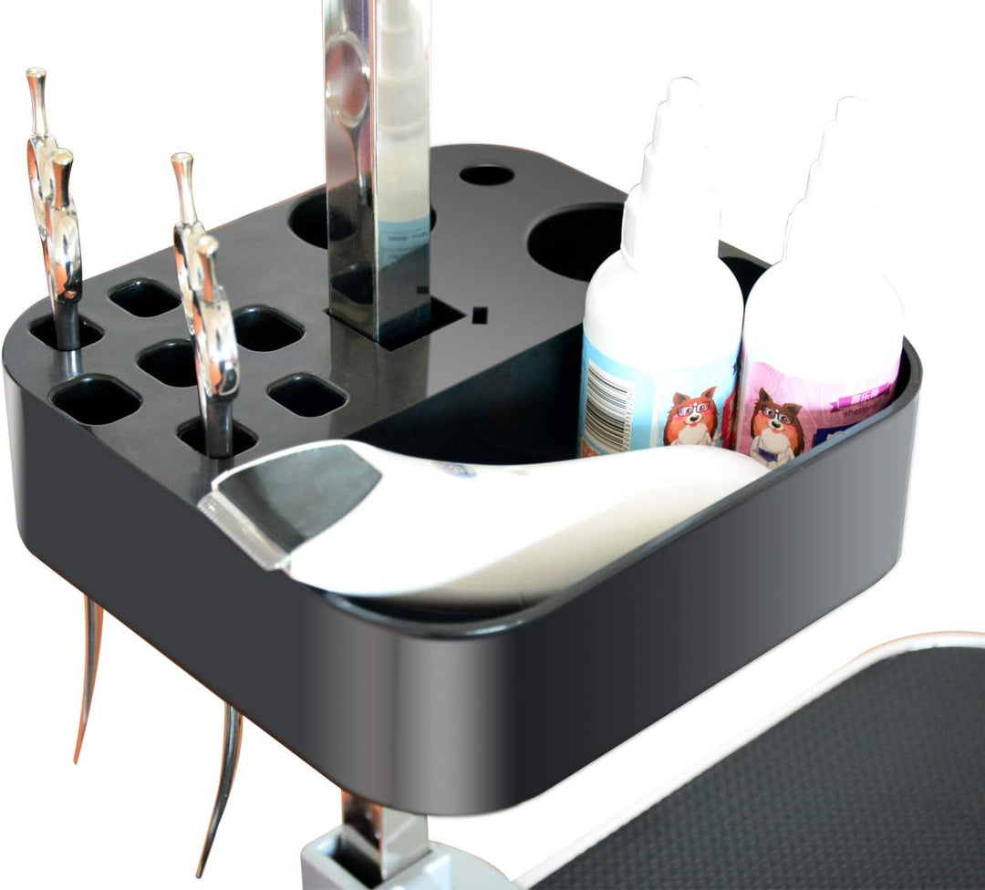 Gravitis tragbar Pet Grooming Tools Halterung für fellpflegetisch für Hunde und Arm Schwarz, Schwarz