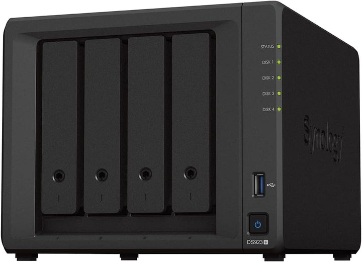 Synology DS923+ 4 Bay Desktop NAS Ryzen R1600 Dual-Core DS923+ ohne HDD´s, DS923+ ohne HDD´s