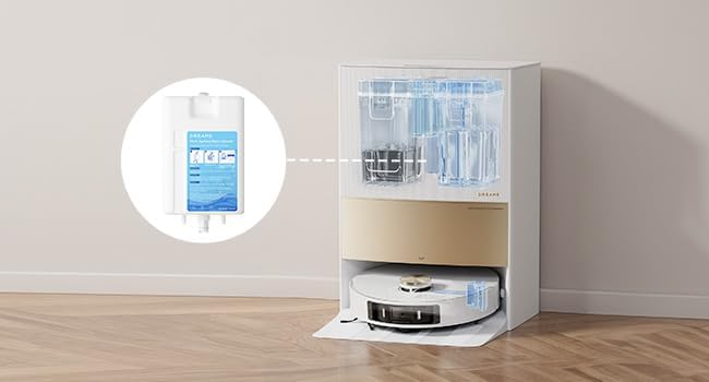 Dreame-Reinigungslösung für Dreame L20 Ultra, L20 Ultra Complete Roboterstaubsauger, 450-ml-Mehrfläc