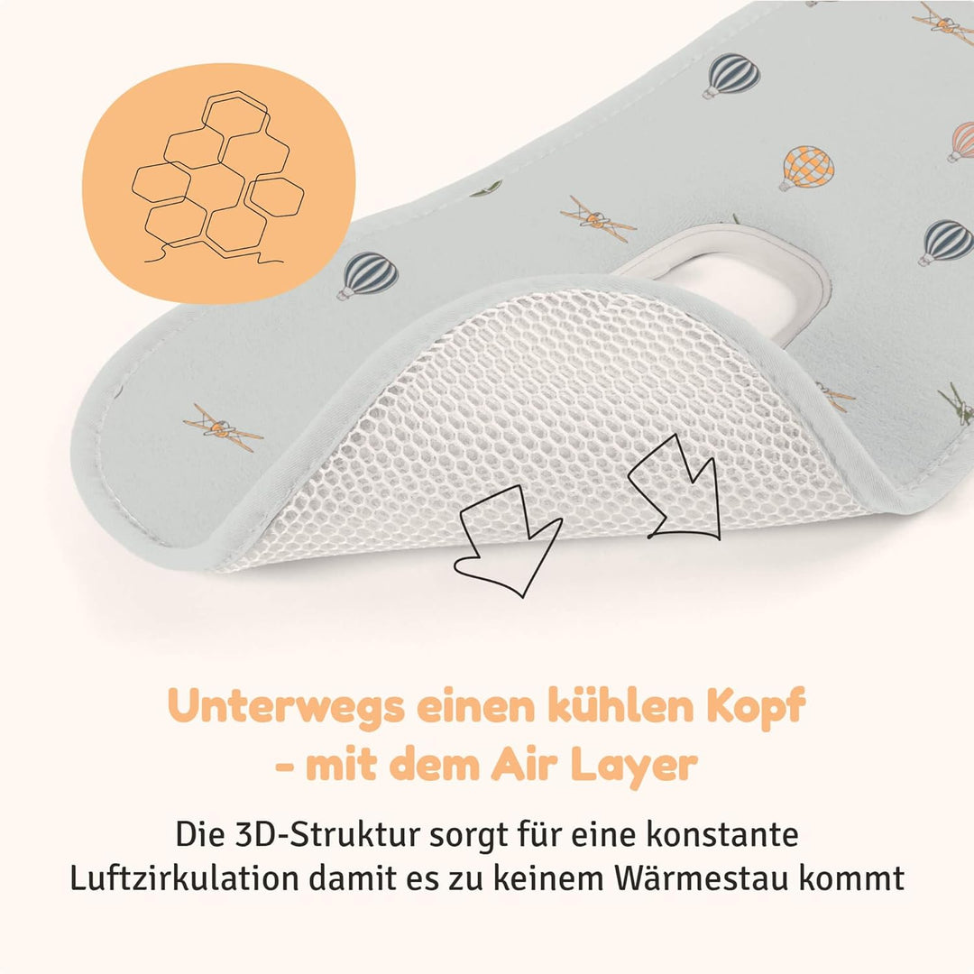 Aeromoov - Baby Sitzauflage Air Layer - Einlage Für Autositz oder Kinderwagen - Gruppe 1 - Antischwi