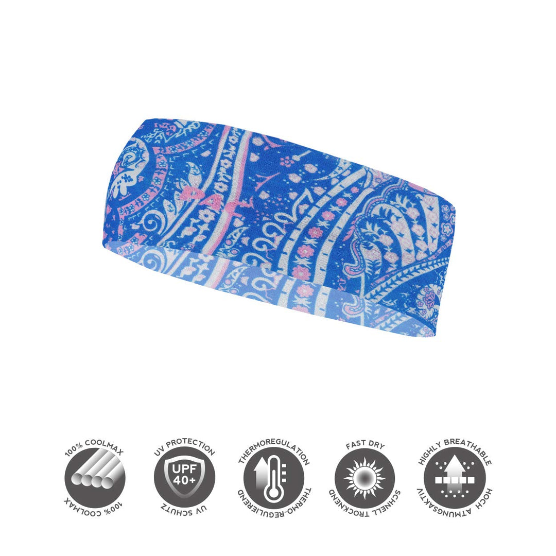 P.A.C. Slim Headband - Funktionsstirnband, Schweissband, Outdoortuch, nahtloses Stirnband, Sport Hea