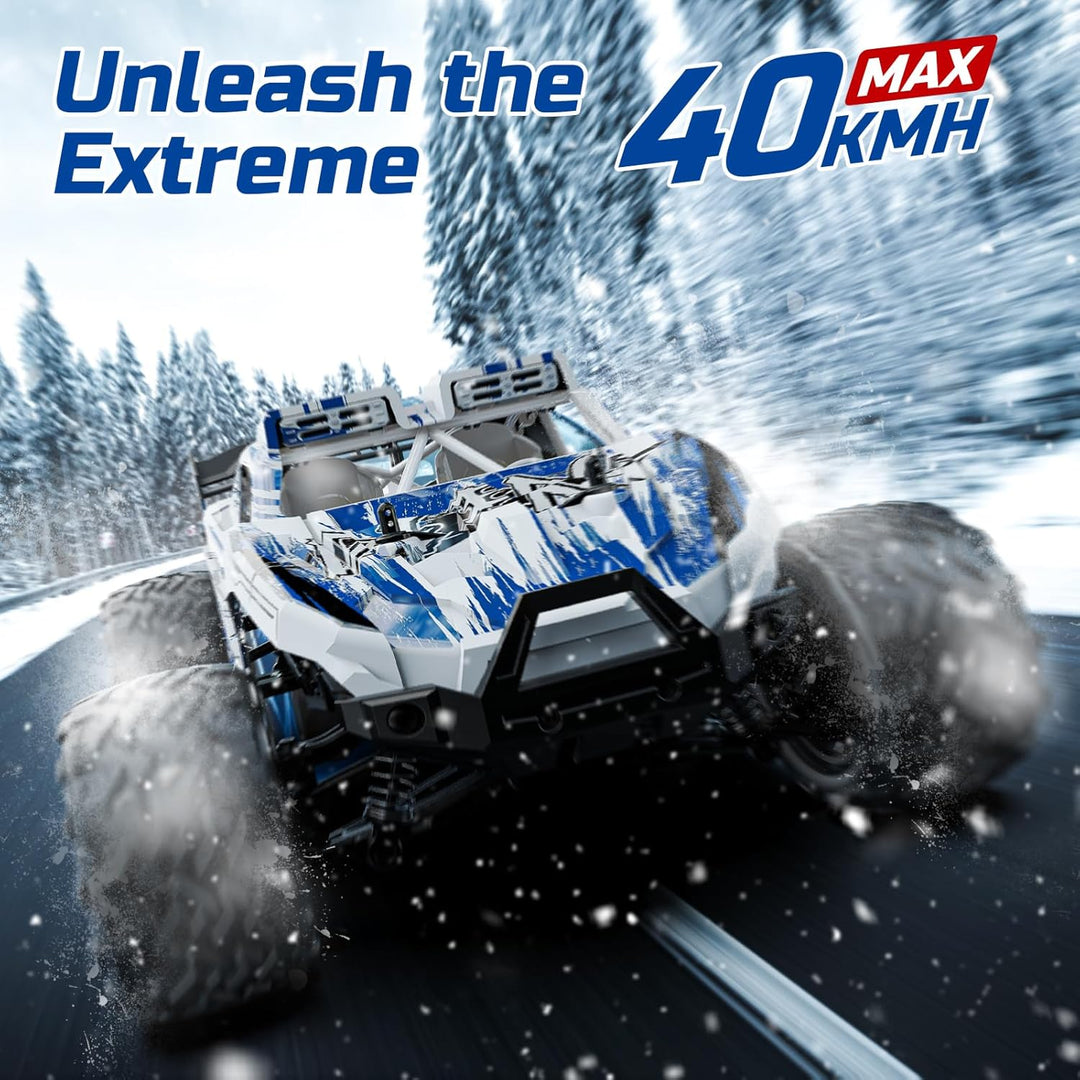 DEERC 9003E 1:14 RC-All-Terrain-Autos, 40 km/h Hochgeschwindigkeits-Offroad-RC-Truck, 4WD-Fernsteuer